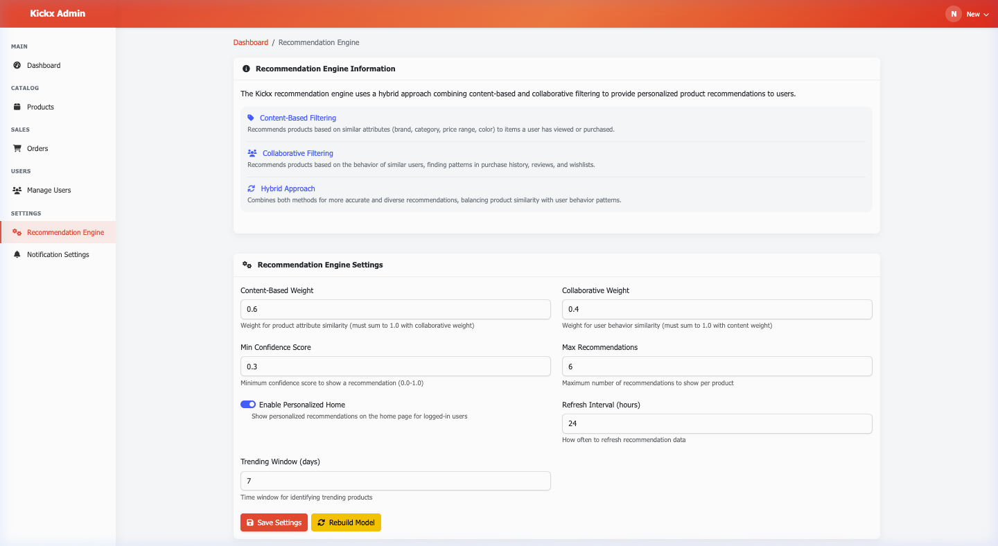 Recommendation Engine