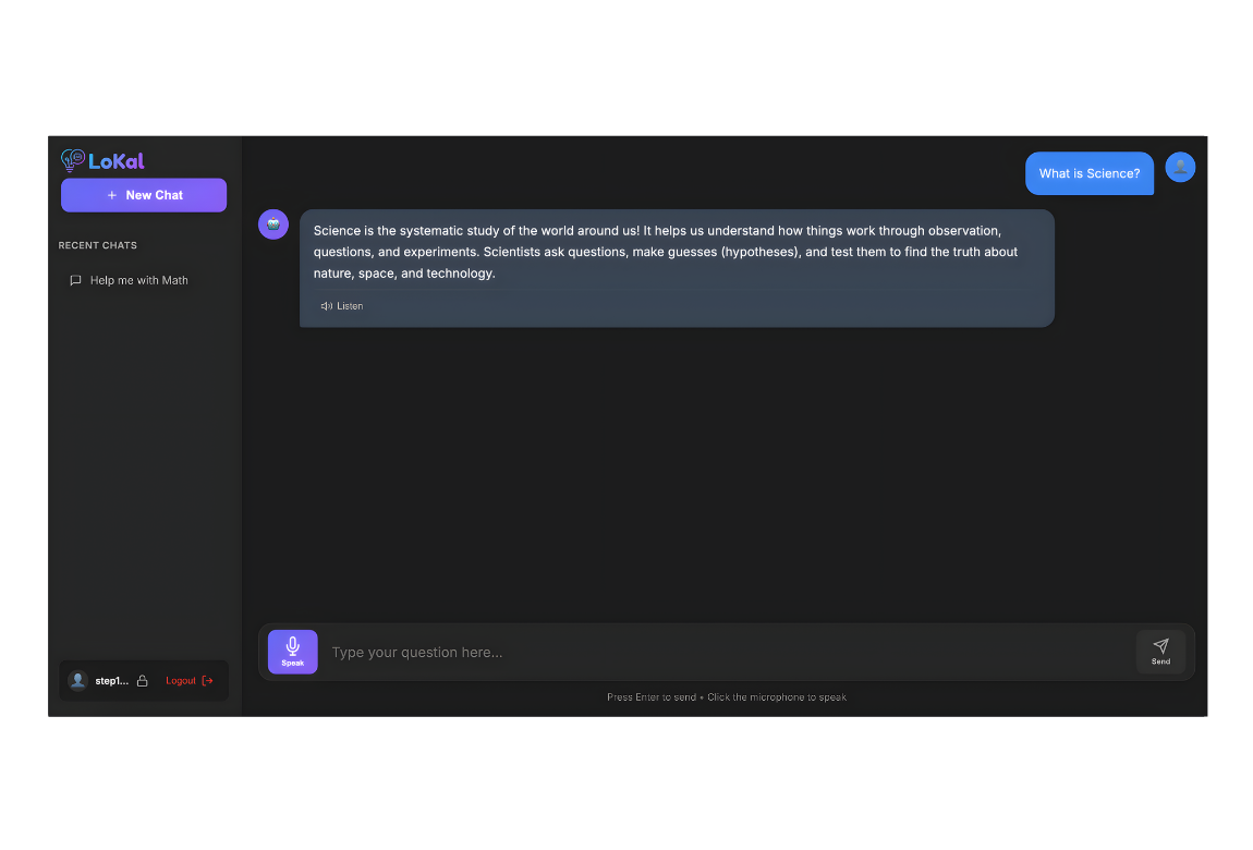 Chat Interface